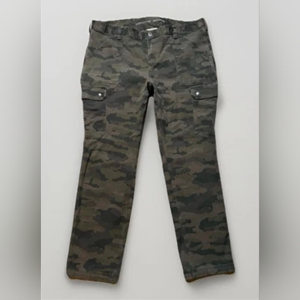 Duluth Trading Company Women's Duluthflex Firehose Relaxed Fit Pant Sz 6